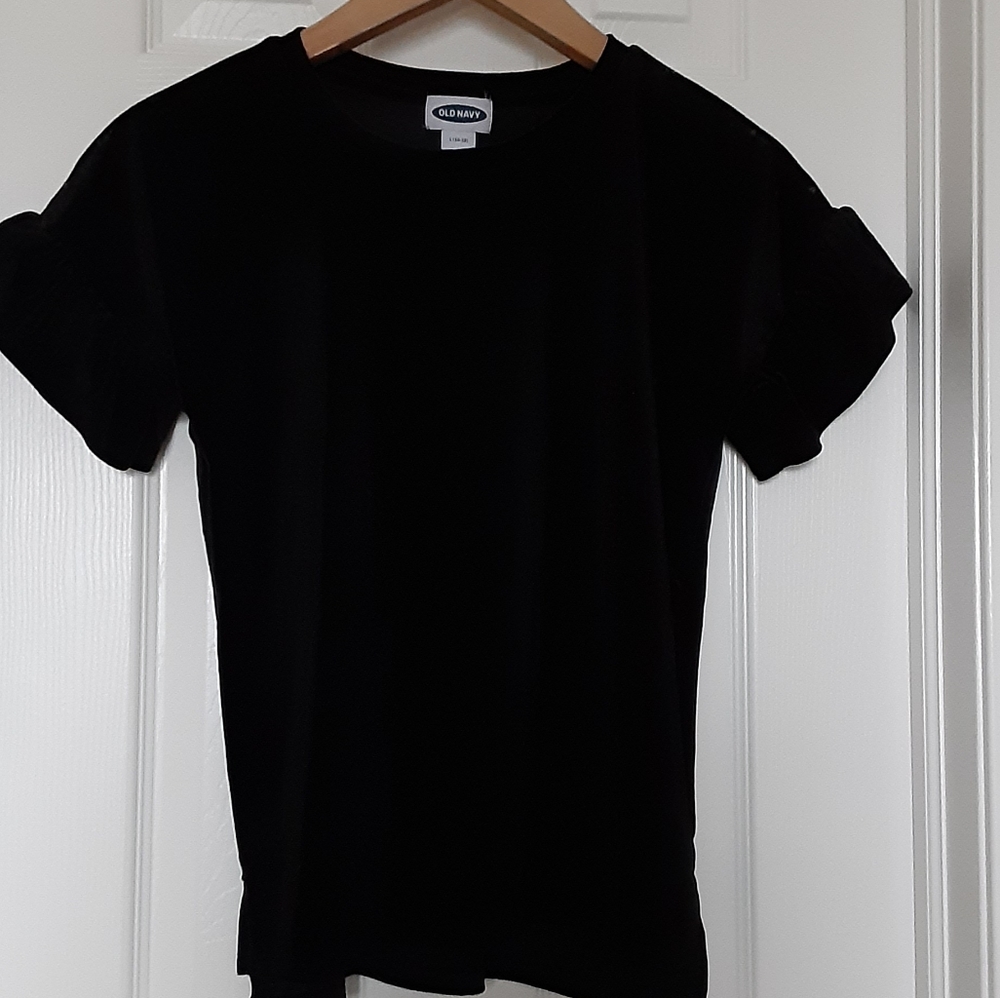 Black velvet shirt